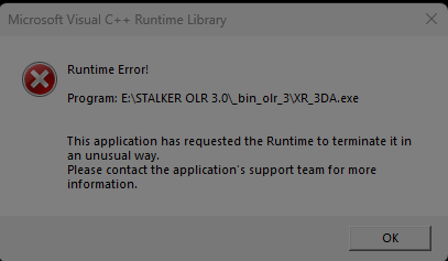 Ответы camperfamily.ru: Microsoft Visual C++ Runtime error